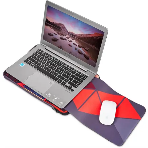Hoppla Bellville Neoprene 13-inch Laptop Sleeve with Build-in Mouse Pad Display